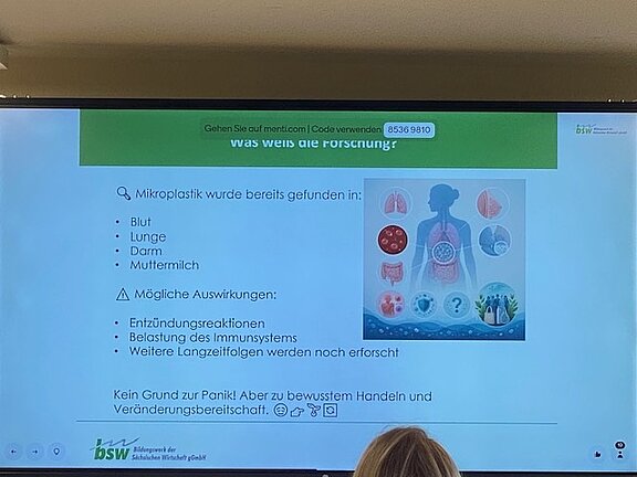 Mikroplastik im Alltag verstehen und verantwortungsvoll handeln, Vortrag, BVJ1-3, Hauswirtschaft, Bischofswerda